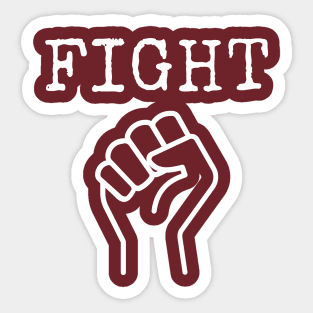 Fight MAGA Donald Trump 2024 Fist Sticker